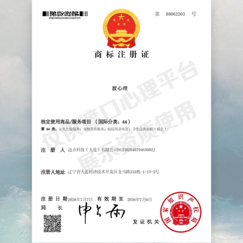轻咨询品牌渡心理™商标44类丨